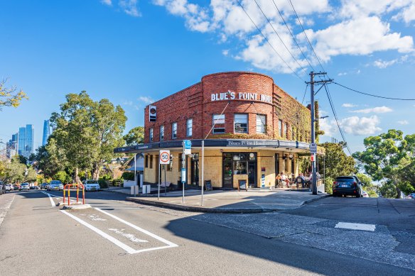 Geoff Dixon is selling the Blues Point Hotel in McMahons Point on Sydney’s north shore.