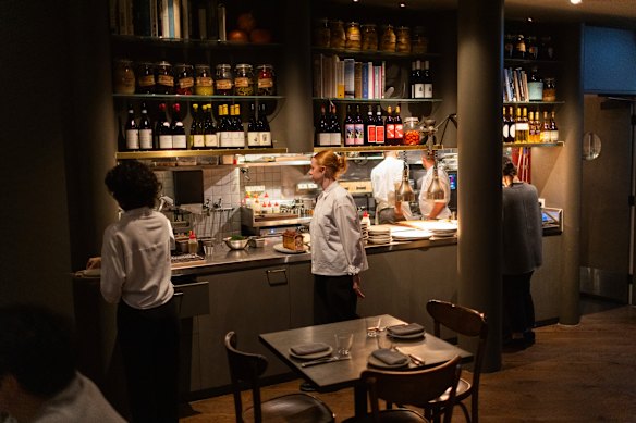 The upstairs kitchen at Suze.