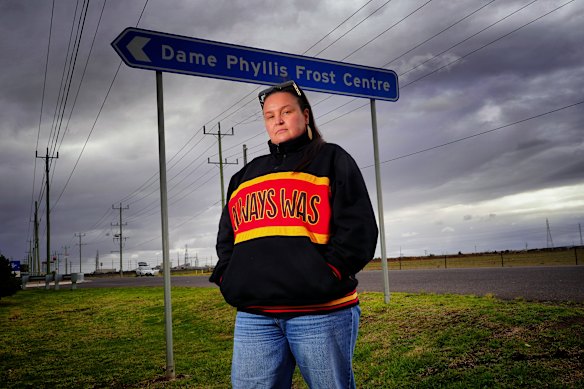 Wiradjuri woman Kelly Flanagan, a recent prisoner at the Dame Phyllis Frost Centre.