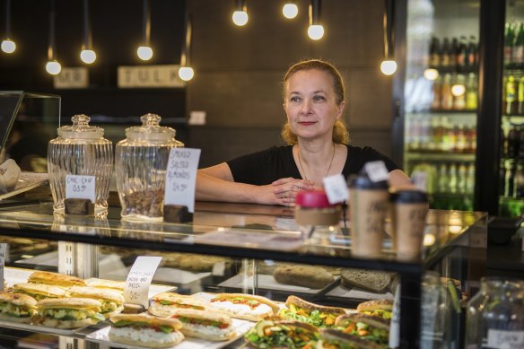 Mr Tulk Cafe co-owner Maria Togias, who was hoping for spending on the CBD.