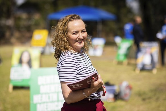 Labor’s candidate for Aston, Mary Doyle.