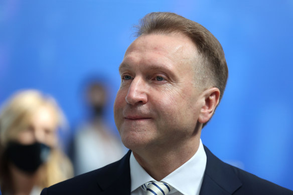 Igor Shuvalov was one of the latest oligarchs to be sanctioned in Britain. 