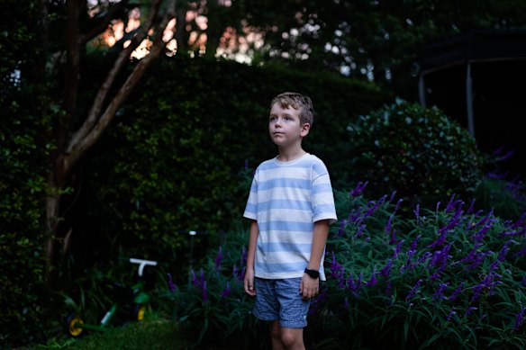 Henry Ephraums, 8, and his family know how to tackle anxiety thanks to the new program.