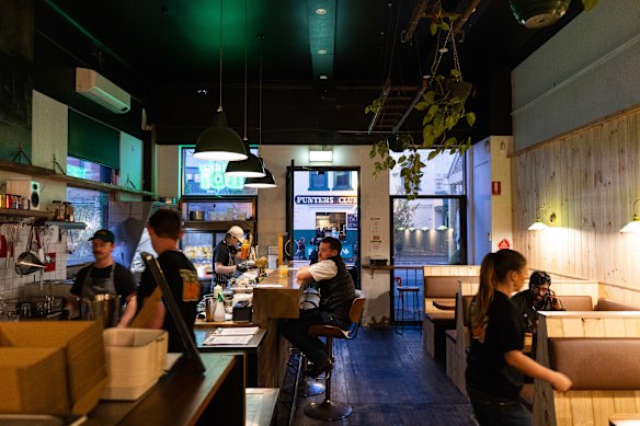 ChickyBoi is located opposite former Good Food Guide Pub of the Year, The Punters Club, and beside Near and Far, which allows sandwiches to be delivered to its tables if ChickyBoi’s are full.