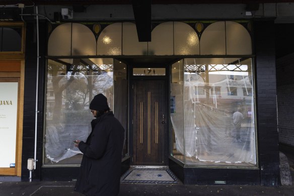 Many shops are vacant in Bay Street,  Port Melbourne, which is part of the City of Port Phillip.