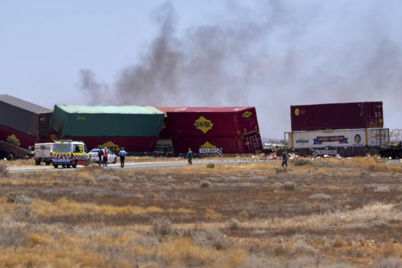 The crash occurred at Bindarrah, an area about 30 kilometres from the New South Wales border.