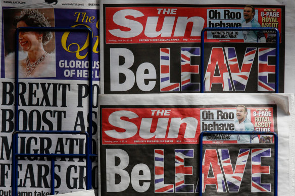 The Sun was Britain’s most widely read paper for more than four decades.