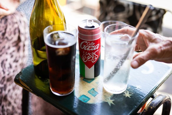 Gaza Cola and house-made peach soda provide a non-alcoholic alternative at wine bar Boire. 