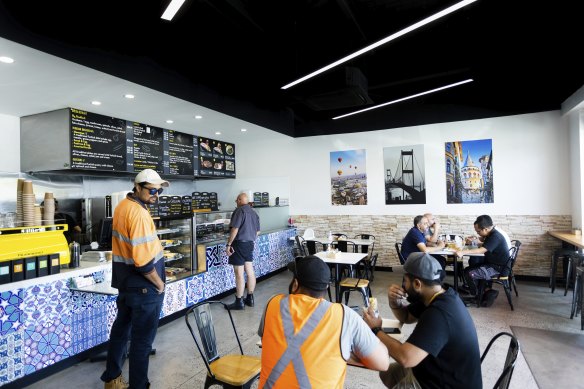 4 Sisters is tucked in a service station in Dandenong South.
