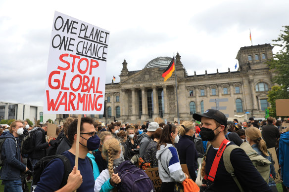 Climate change has been a major issue in the German elections. 
