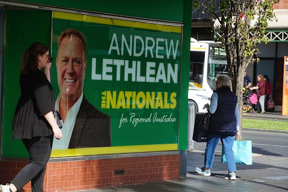 The Nationals’ Andrew Lethlean gave Labor a scare, gaining a 10 per cent swing to him in the seat of Bendigo.