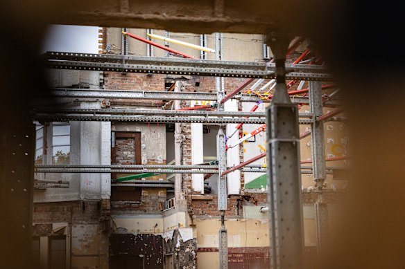 Interiors of the pub were demolished before the development application had been lodged or approved.