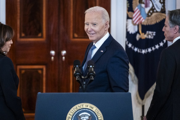 US President Joe Biden wished the new administration well while warning of the challenges ahead.