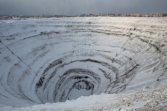 The frozen diamond mines of Siberia lie behind Russia’s stranglehold on global diamond supply.