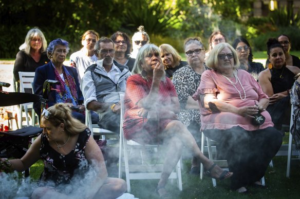 Aboriginal Victorians including people who were stolen from their families as children visited Parliament on Thursday to hear the announcement.