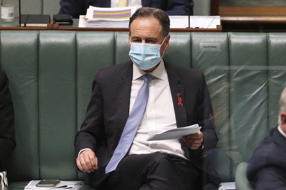 Federal Health Minister Greg Hunt.