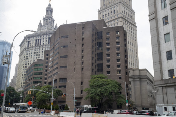 The Metropolitan Correctional Centre in Manhattan where Jeffrey Epstein was incarcerated and was found dead.