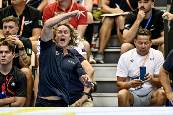 Dean Boxall at last year’s championships in Fukuoka.