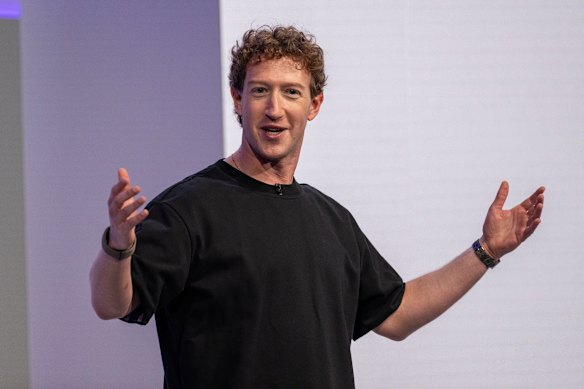 Meta CEO Mark Zuckerberg, who had a very public back-and-forth with Aaron Sorkin In 2019.