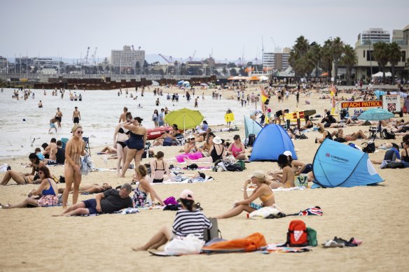 St Kilda Beach. Not something you’d recommend for a foreigner’s must-do list.