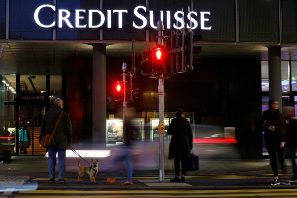 The news boosted Credit Suisse shares, which have been in freefall this year. 