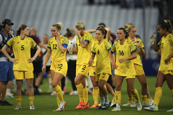 The Matildas were comprehensively beaten by Germany in their opening pool match.