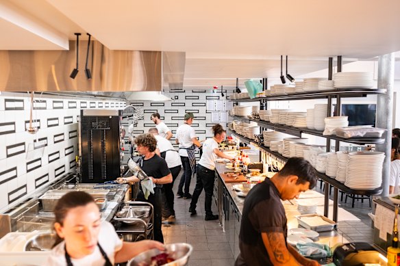 The Sunsets kitchen.