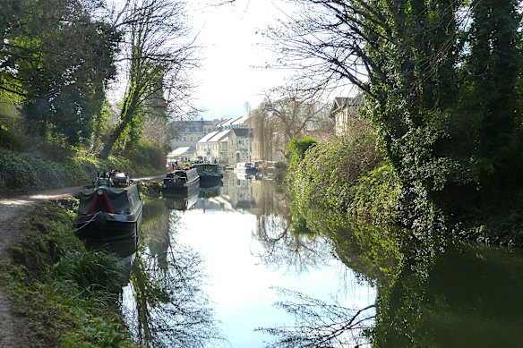 The Avon Canal in Bath.