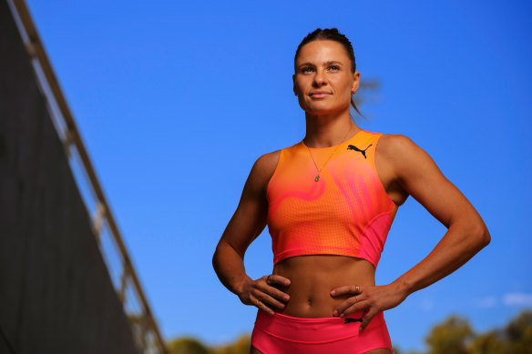 Australia’s pole vaulting champion Nina Kennedy