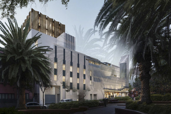 An artist’s impression of the proposed redevlopment.