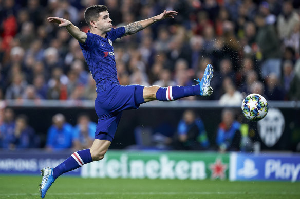 Christian Pulisic was on target for Chelsea but they ended up drawing with Valencia.