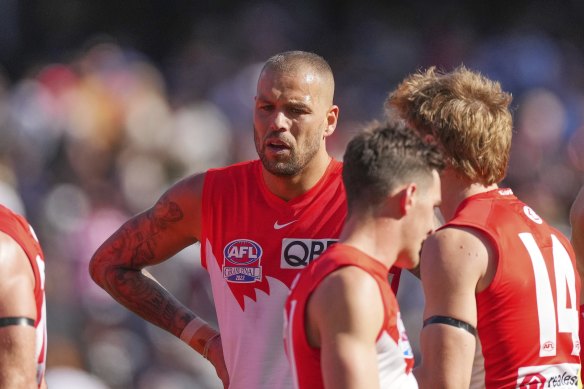 Lance Franklin barely had an impact in the grand final.