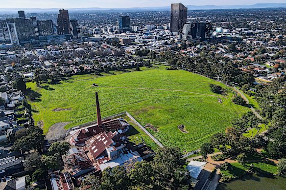 The Box Hill brickworks site that is set for redevelopment.