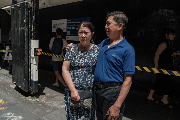 Thi Mai and Cao Thuong Tran’s shop near Wynyard station was compulsorily acquired for the Metro West rail project more than a year ago.