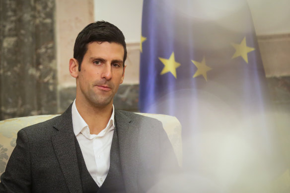 Novak Djokovic says he is not anti-vax but pro-choice.