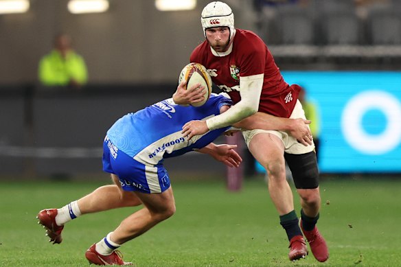 Mack Hansen of the British Irish Lions.