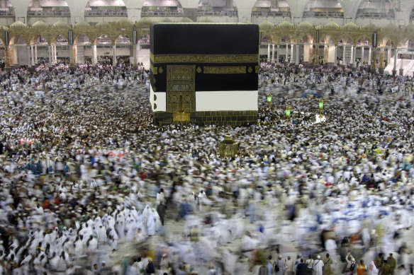 Some 2.5 million Muslims travelled to Mecca for the Haj last year.