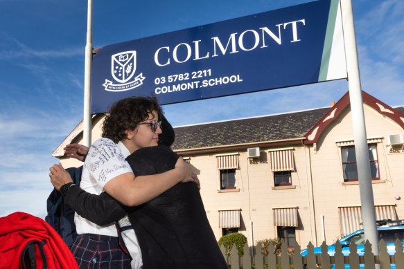 Colmont School went into voluntary administration last week, leaving hundreds of families scrambling to find a new school.