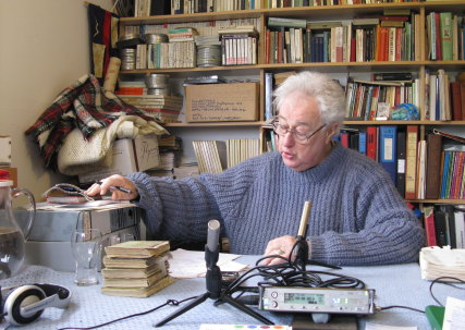 Bill Fitzwater in his studio, Sunbury, Victoria, 2013.   