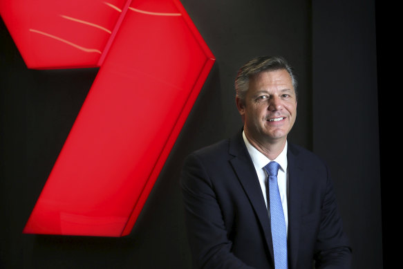 Seven West Media chief executive James Warburton.