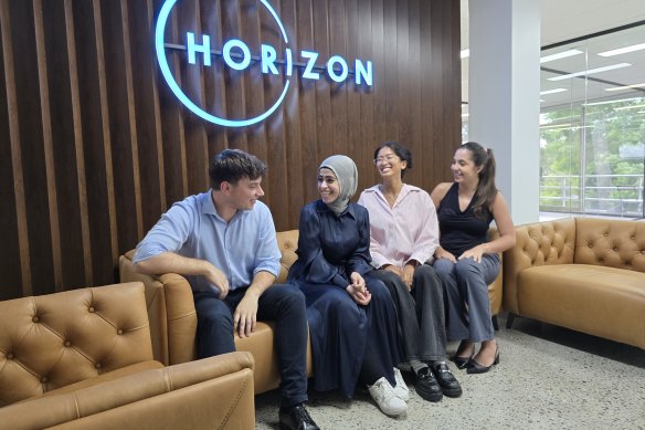 Darcy Elton, Hanady Al qayem, Veronica Wenn and Setarah Morad are all young engineers working in Western Sydney who want an input into the future of their city.