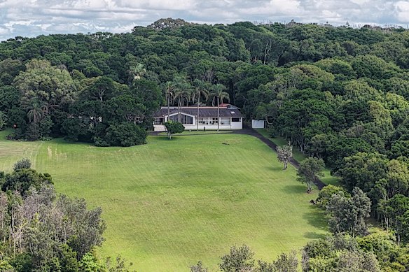 A property at Lennox Head owned by Bluesfest boss Peter Noble.