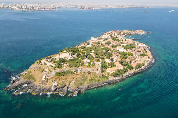 Historic Goree Island, former gateway of the Atlantic slave trade.