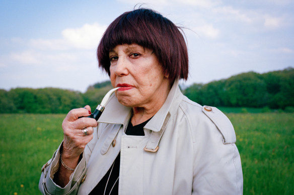 Liliane Rovere as Ida Leos, a filmmaker clearly based on Agnes Varda, in the Trouver Frisson episode of Documentary Now! 