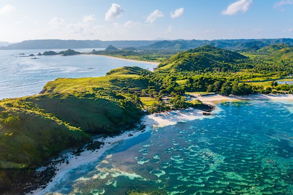 Garuda is offering free domestic flights to destinations outside Bali and Jakarta, such as Lombok (pictured).