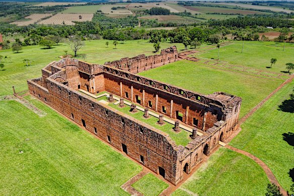 One of the key attractions in Paraguay is the UNESCO heritage-listed Jesuit Mission ruins at Jesus de Tavarangue.