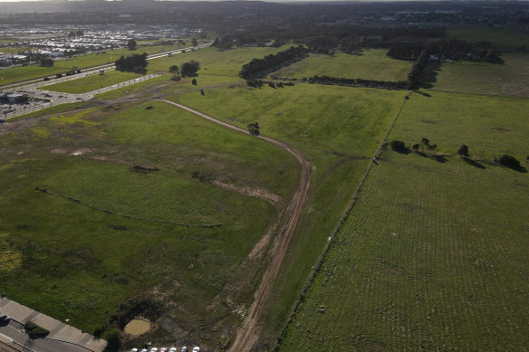 Armstrong Creek where the Commonwealth Games aquatic centre was supposed to be built.