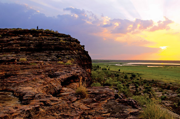 Sunset at Ubirr Rock, Kakadu National Park.