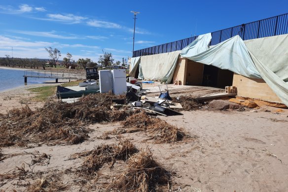 Cyclone Seroja left 70 per cent of buildings destroyed or damaged.