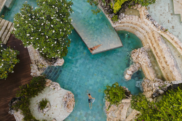 No shortage of private and public pools at Ayana Villas Bali.